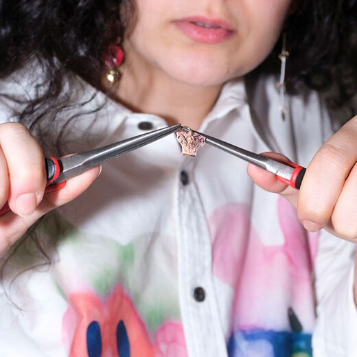 Beneath the Sea charm necklace by Pindex Studio