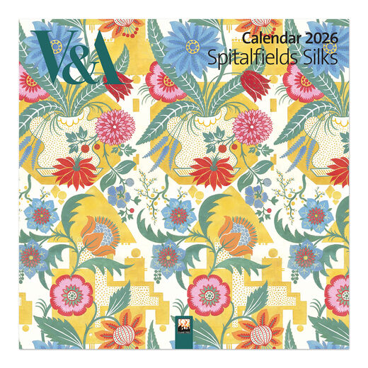 V&A calendar with illustrations from Spitalfields Silks