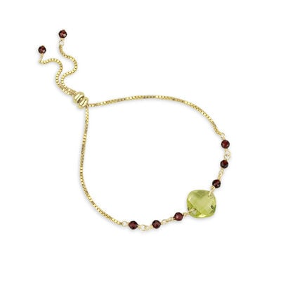 Lemon quartz slider bracelet by Mounir