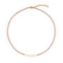 Freshwater pearls and pink beads necklace