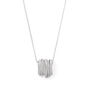 Silver wire wrapped Neptune necklace by Black & Sigi
