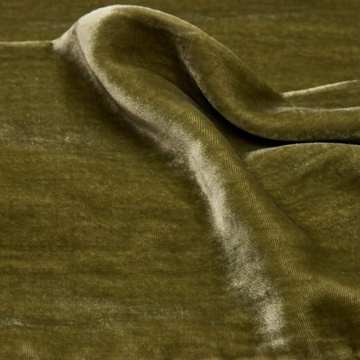 Fennel green velvet scarf