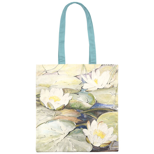 Beatrix Potter waterlily tote bag