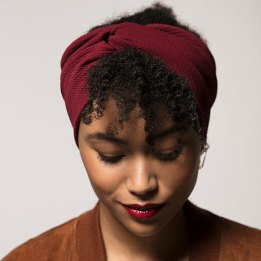 Maroon headband