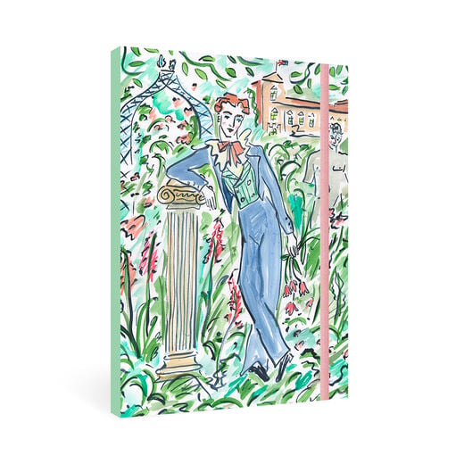 Bright Young Things A5 notebook by Luke Edward Hall