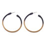 Gradient hoop stud earrings by Sarah Cavender