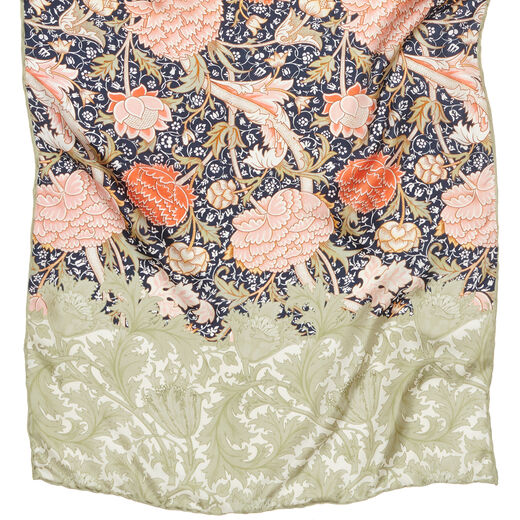 William Morris Cray silk scarf