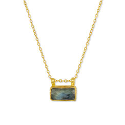 Labradorite pendant necklace by Ottoman Hands