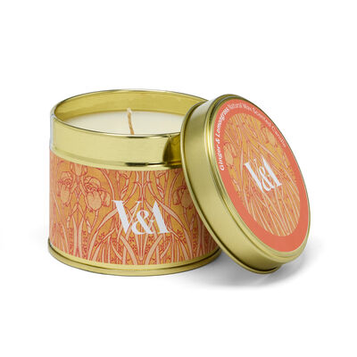 Lemongrass & ginger natural tin candle