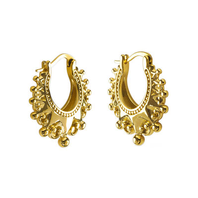 Mini creole hoop earrings by Hoops & Chains