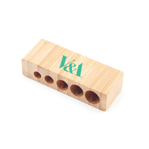 V&A wooden pencil sharpener