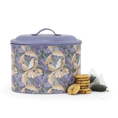 V&A William Morris tea and biscuits tin