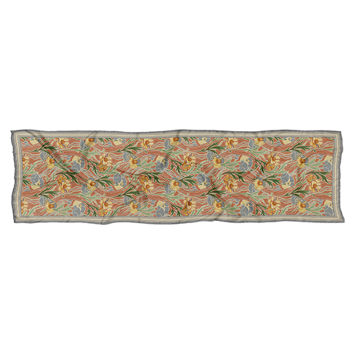 Steiner & Co poppies silk scarf