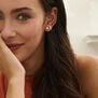 Moon and star earrings by Ottoman Hands