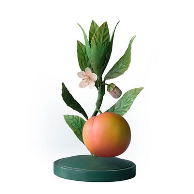 Peach branch candlestick
