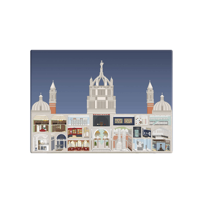 Inside the museum magnet