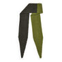 Green cashmere sailor scarf