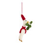 Mistletoe goose Christmas decoration