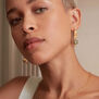 Shahrzad labradorite drop earrings by Ottoman Hands