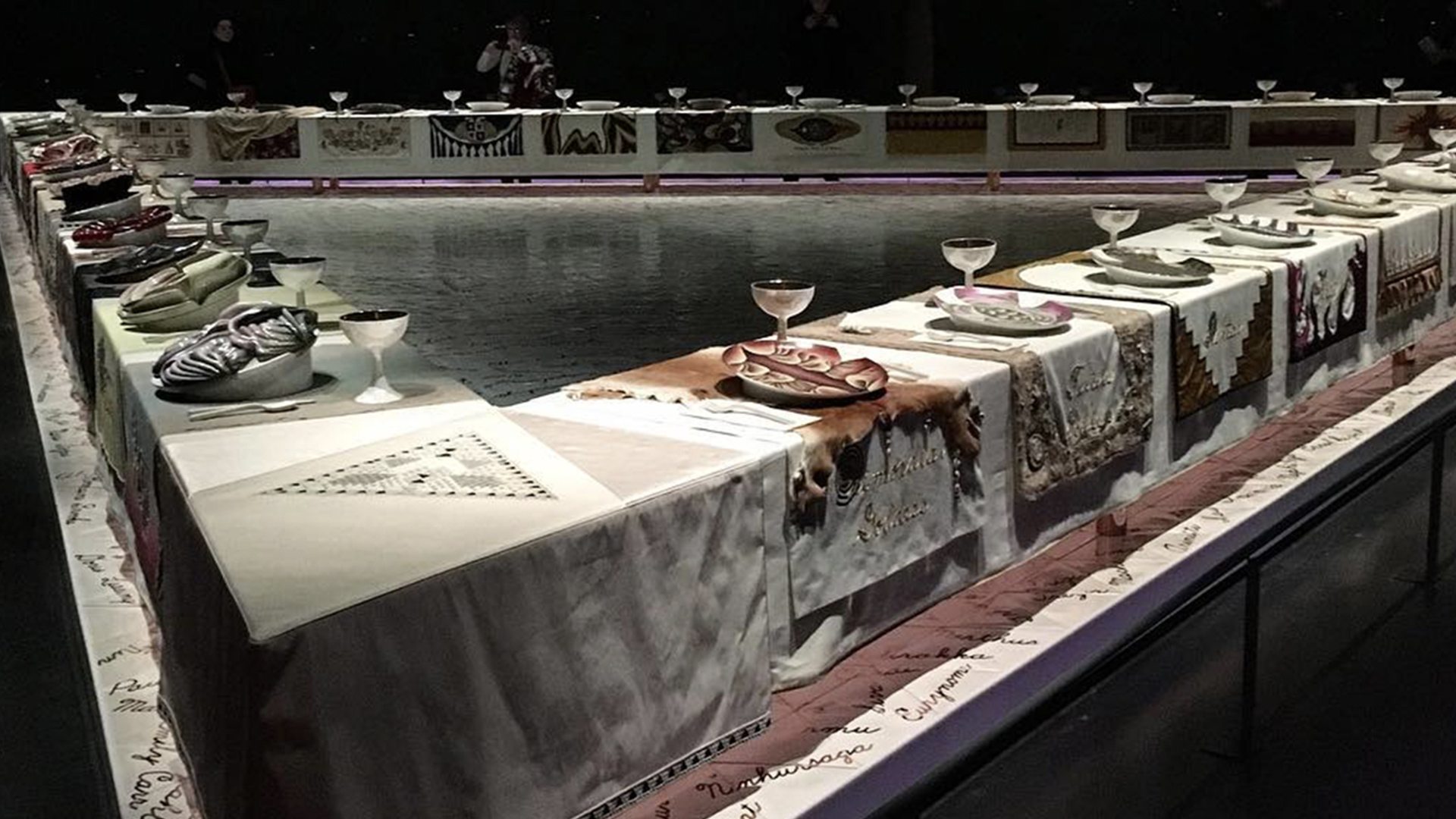 Judy Chicago's 'The Dinner Party' installation