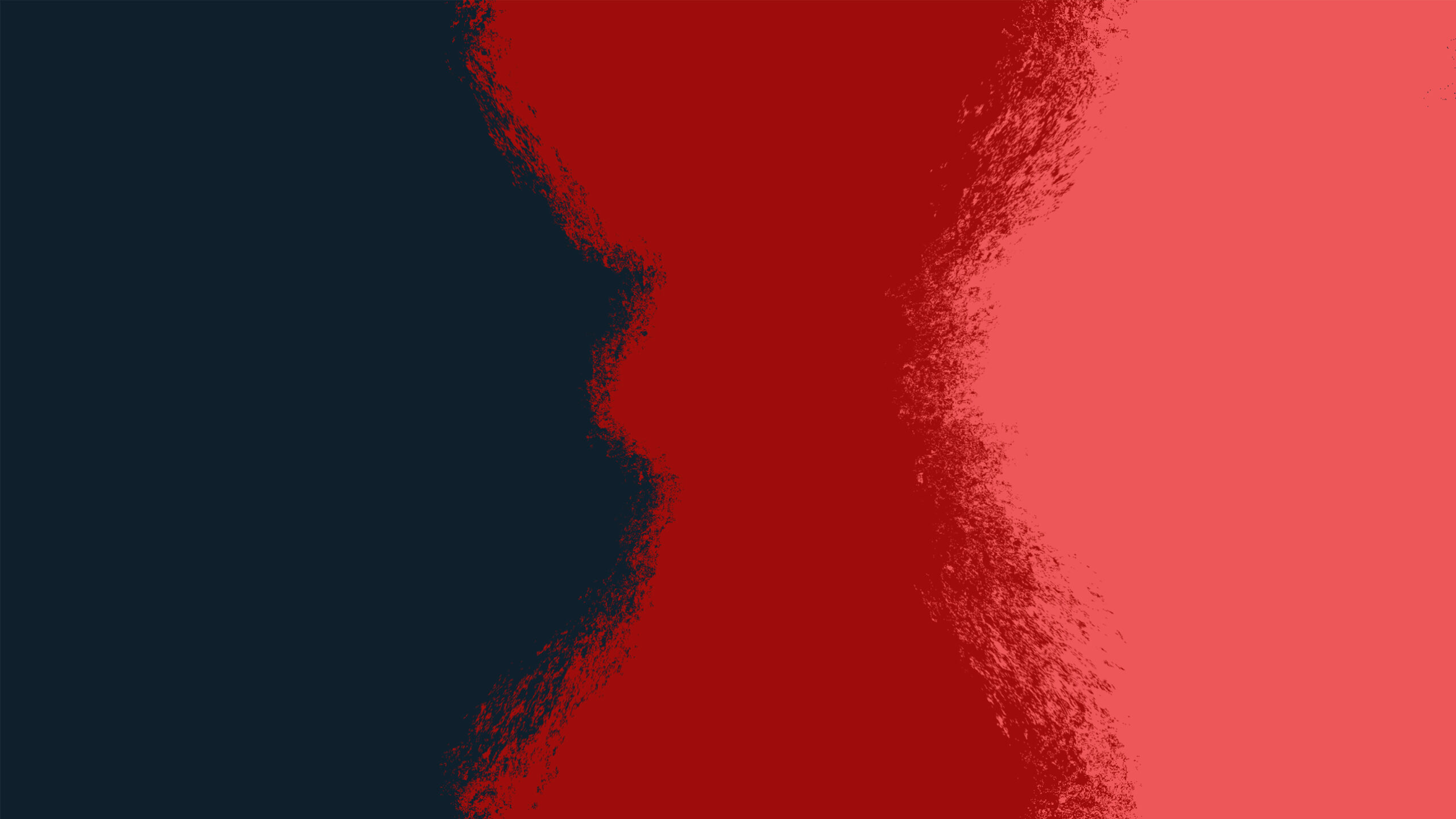 Navy blue, red and pink blocks of colour