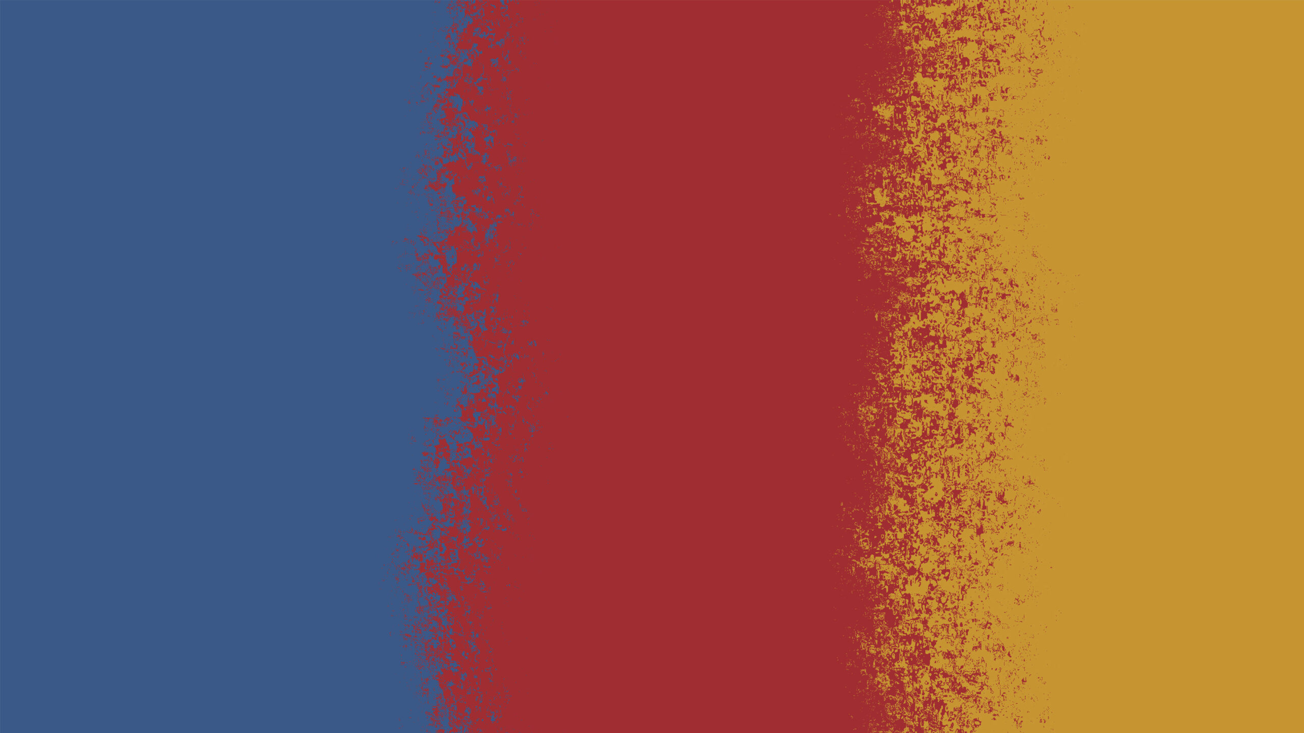 blue, red and yellow blocks of colour