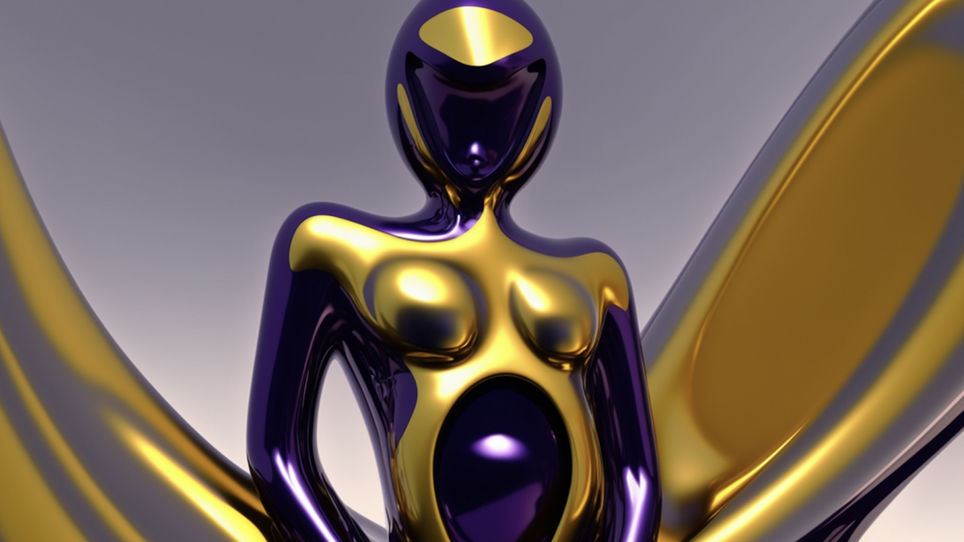 AI image of a gold statue Pokémon
