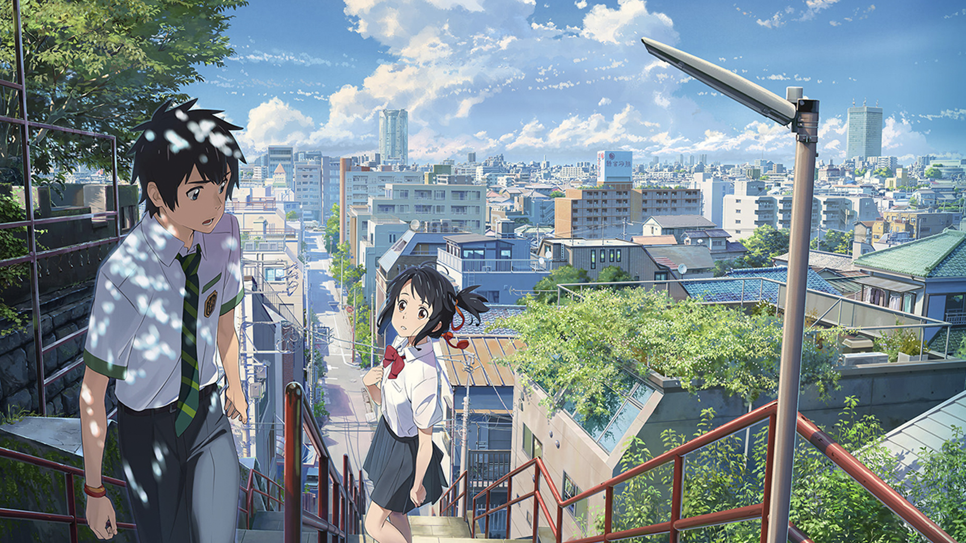 Mitsuha and Taki from Your Name