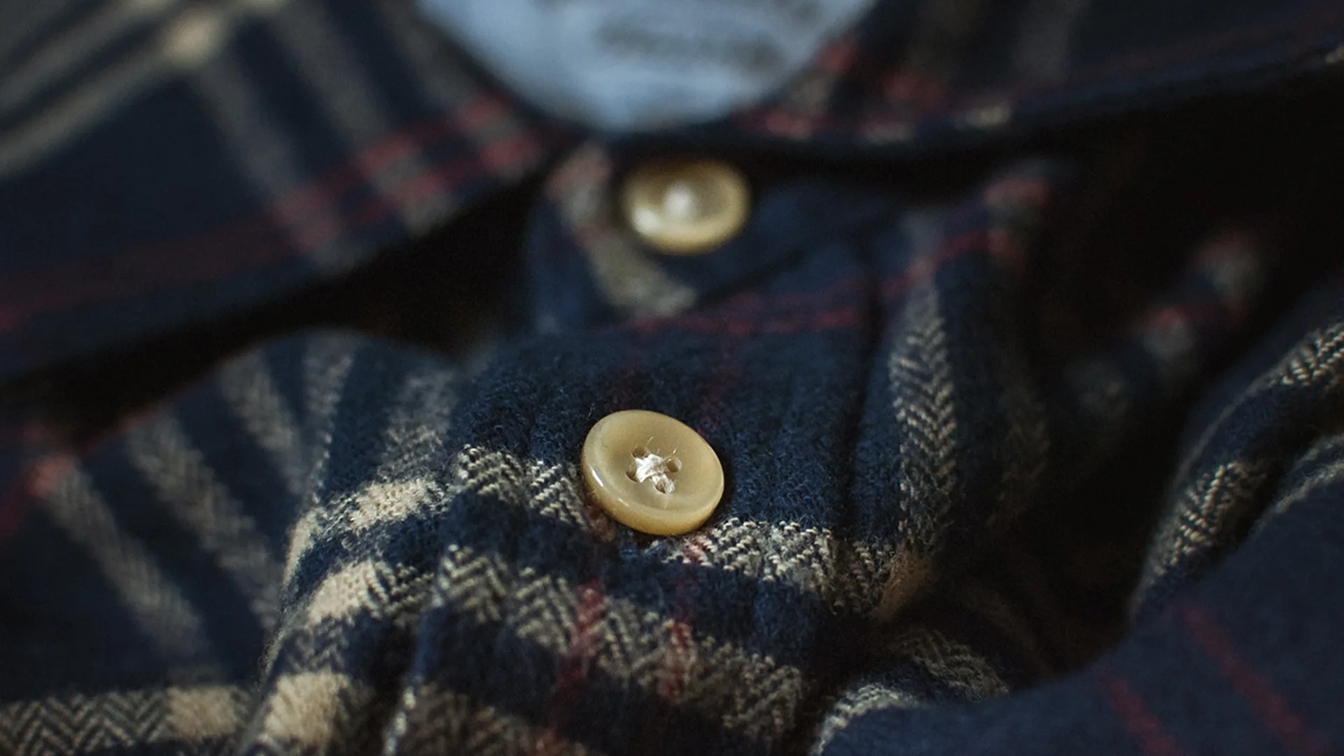 A flannel button down shirt