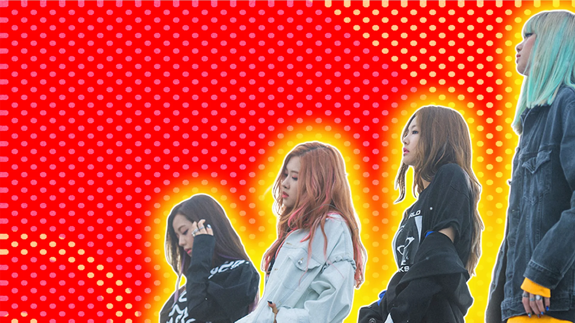 Blackpink - in graphic house style