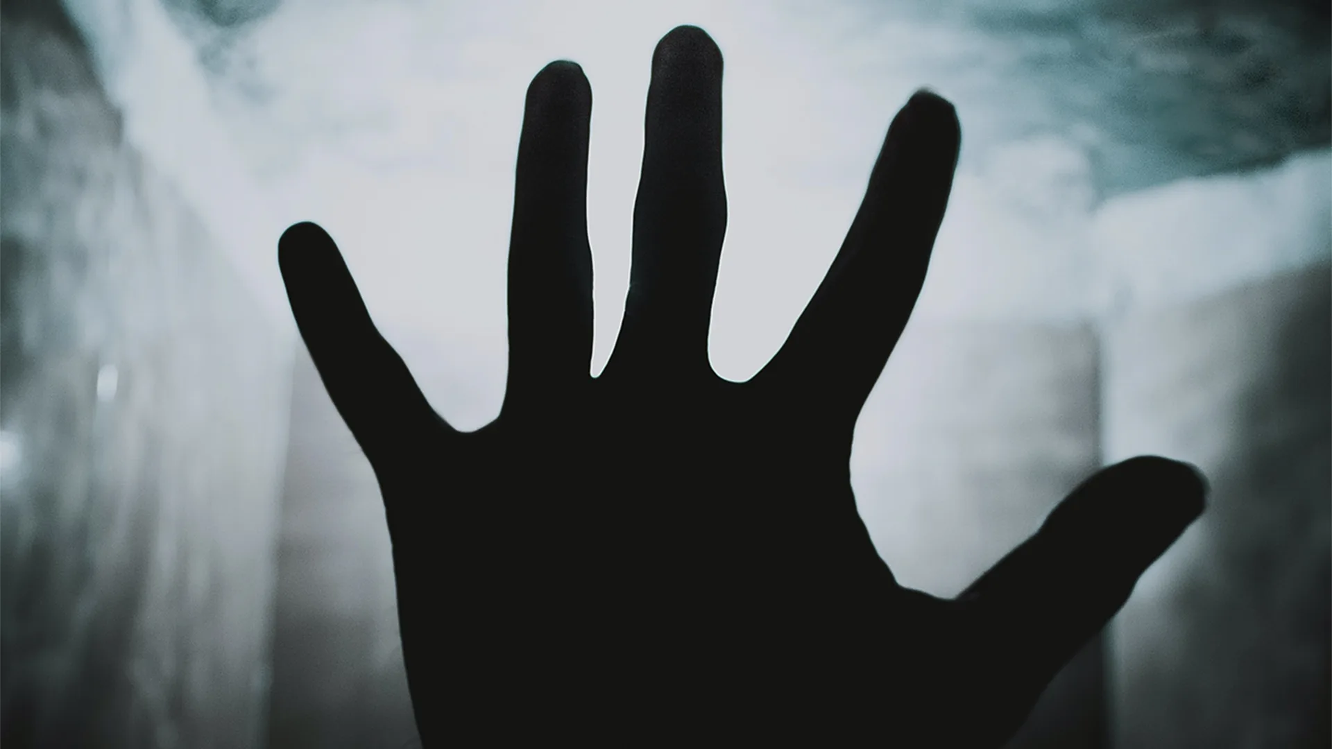 A spooky outstretched hand