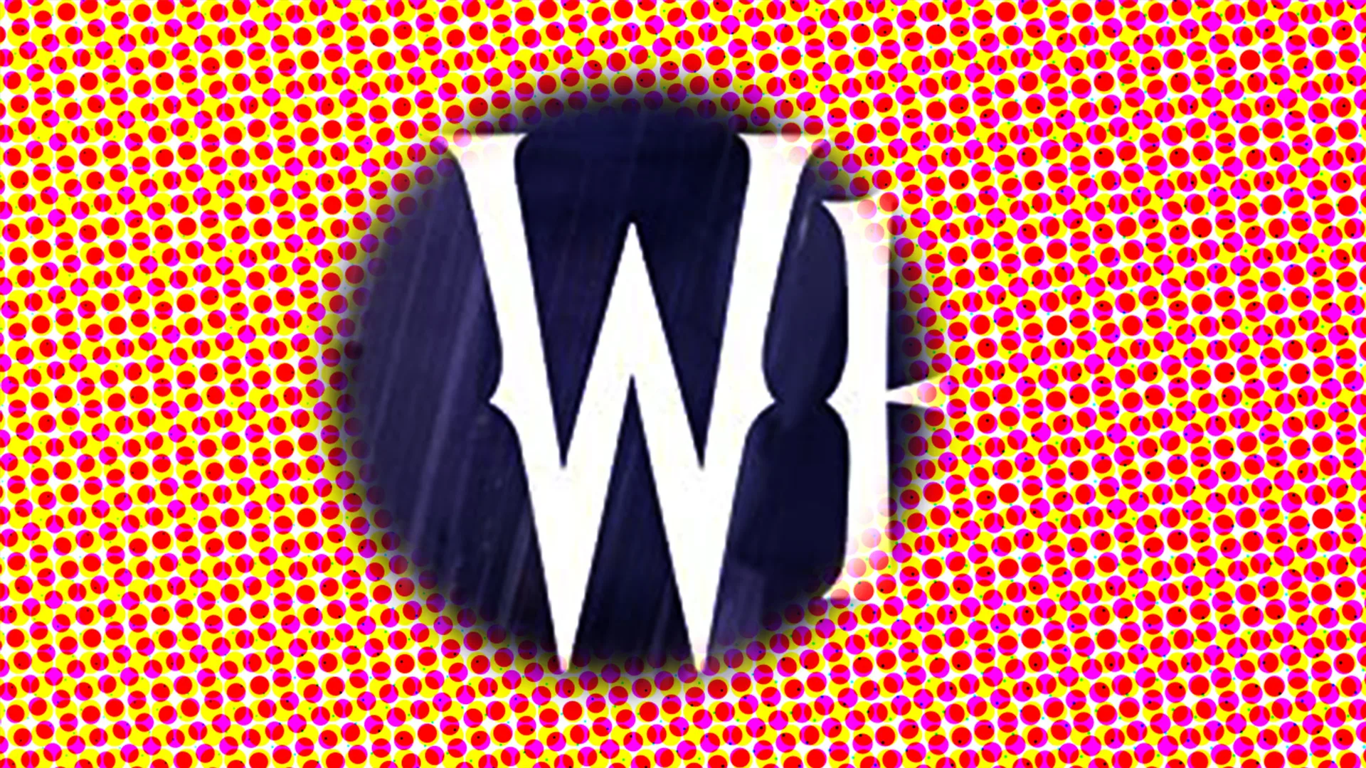 The letter 'W' with spikes