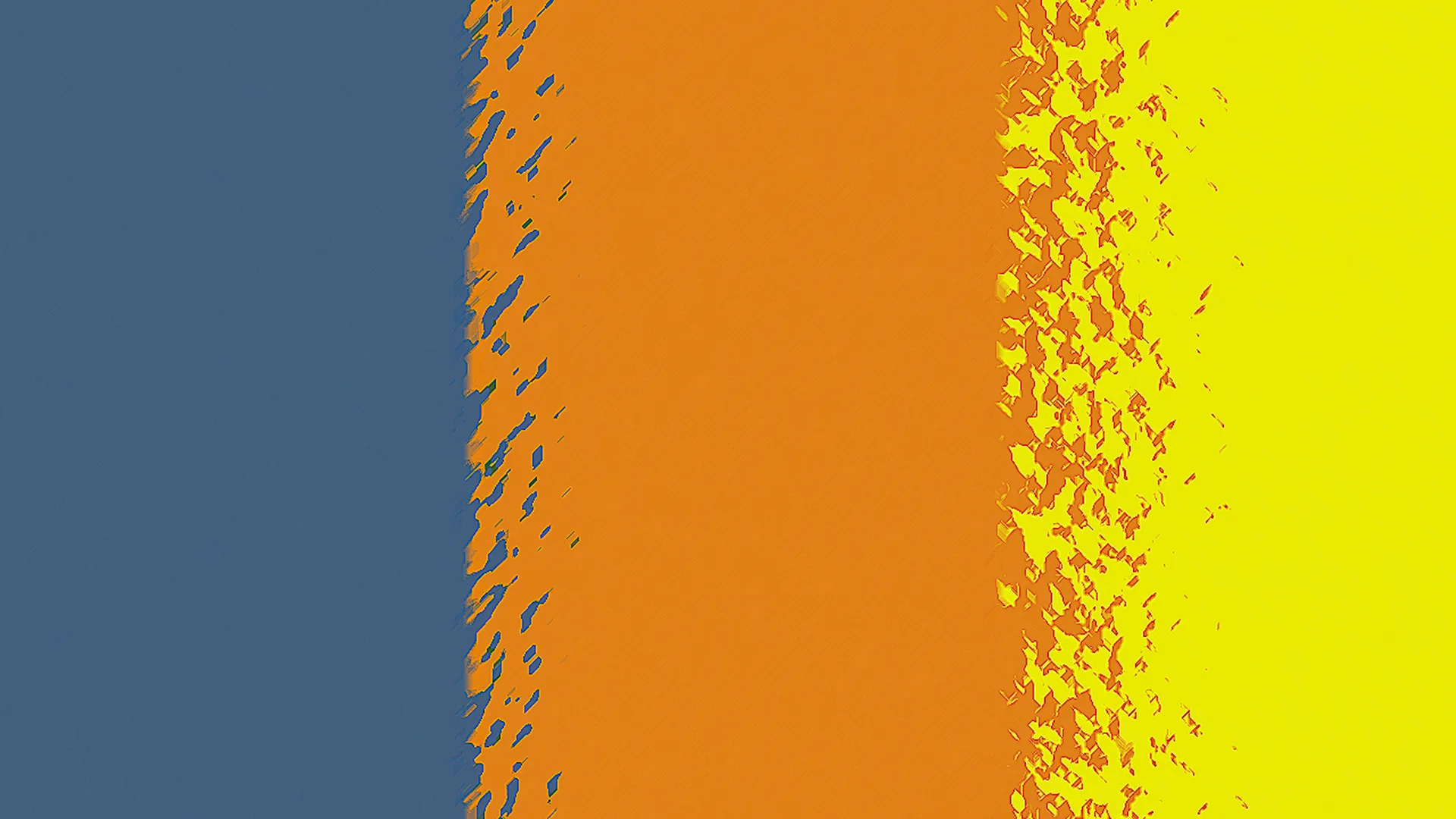 Dark blue, orange and yellow