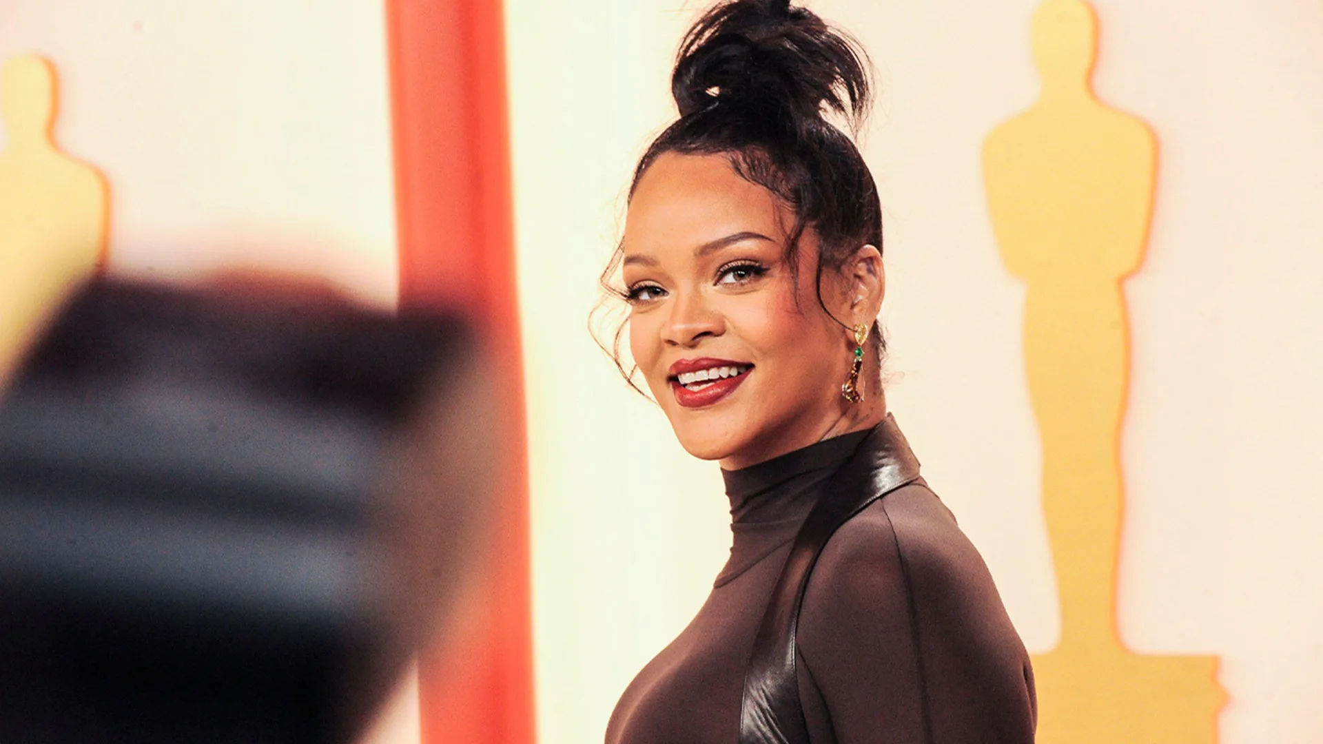 Rihanna on a red carpet