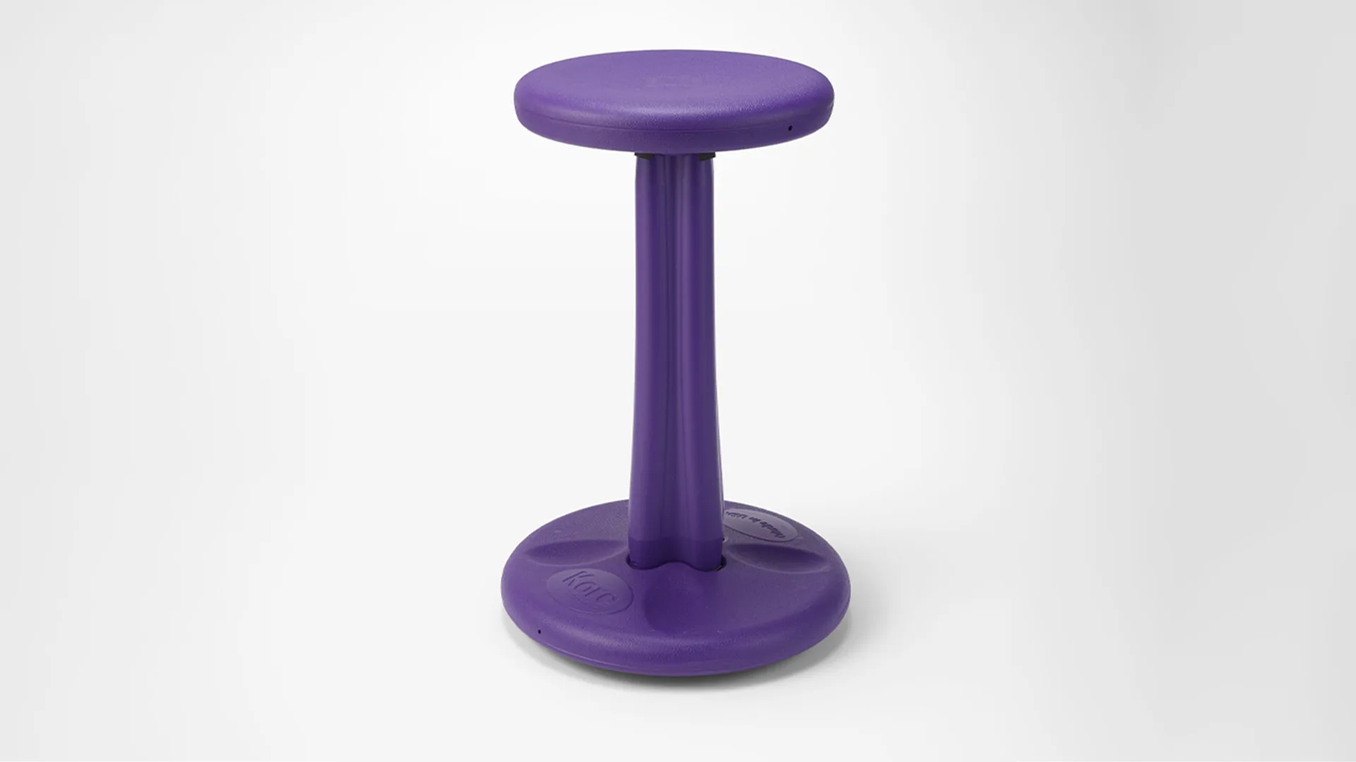 Purple plastic stool 