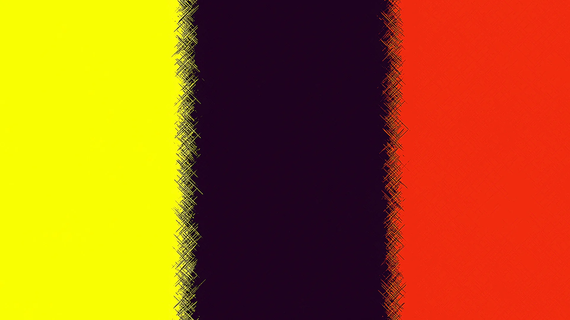 Yellow, black and red