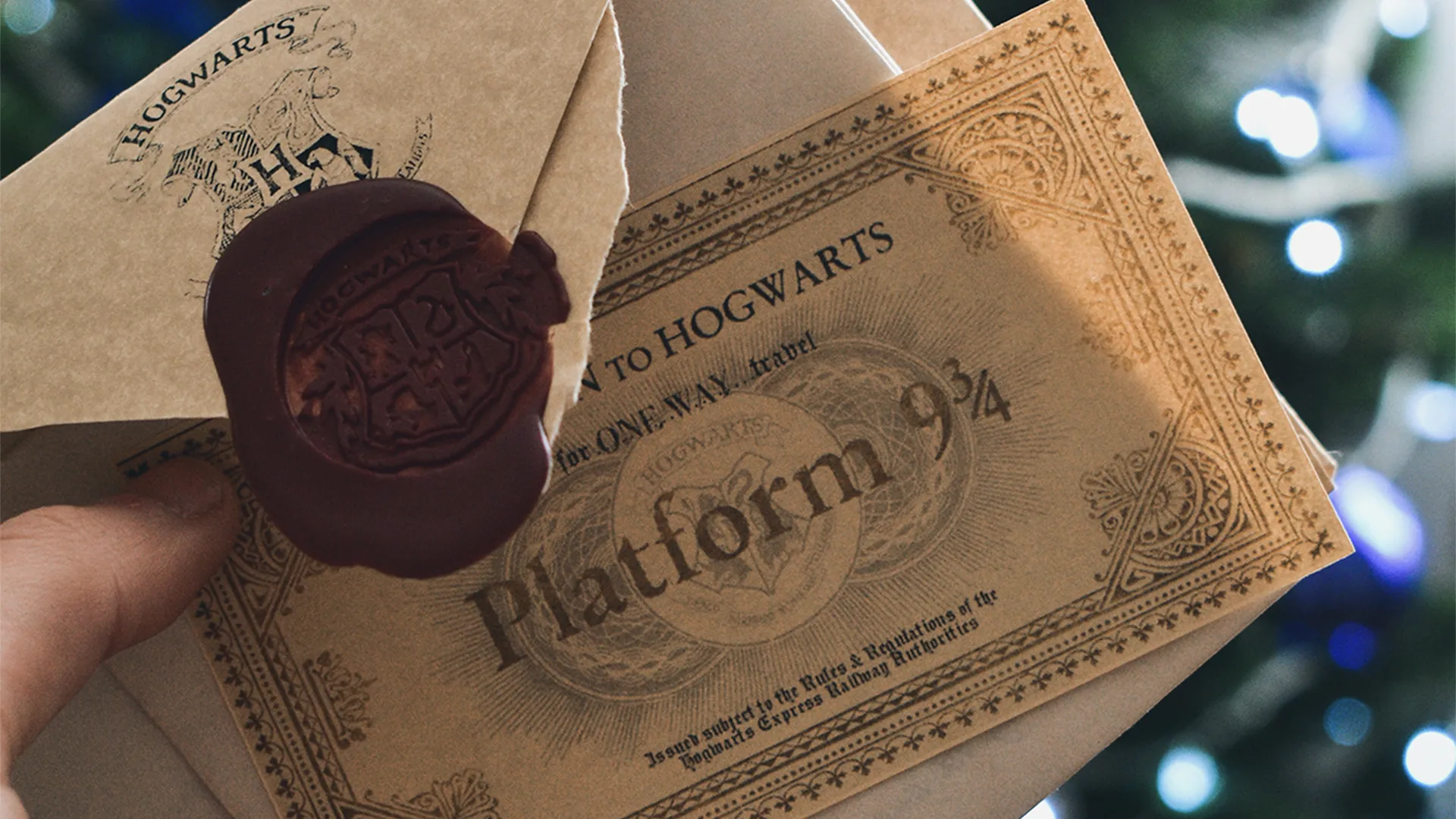 A ticket to Hogwarts