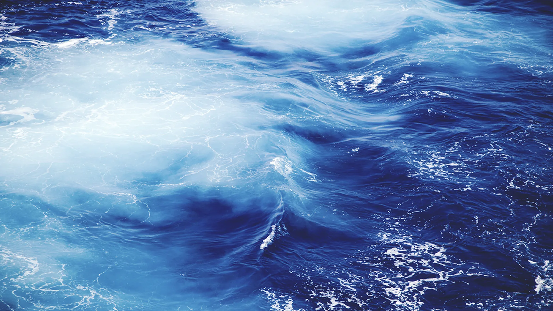 A deep blue sea