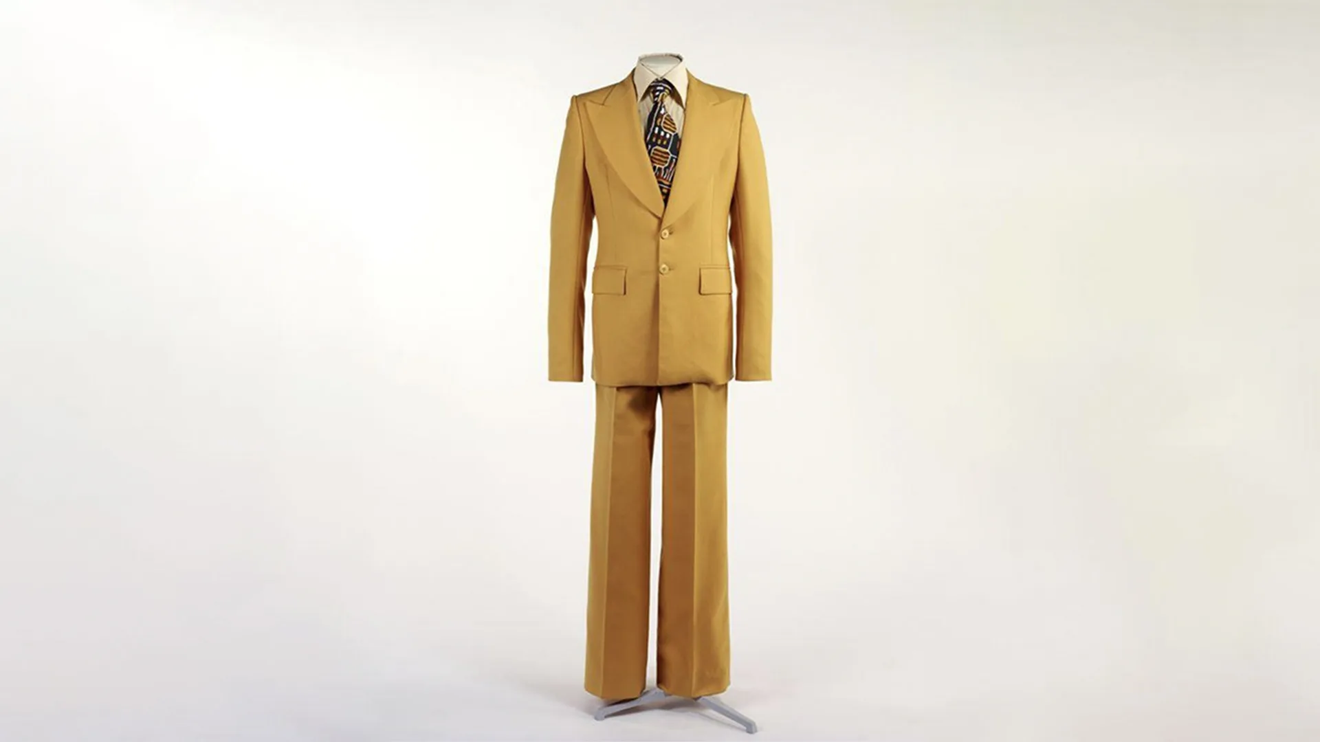 A yellow suit