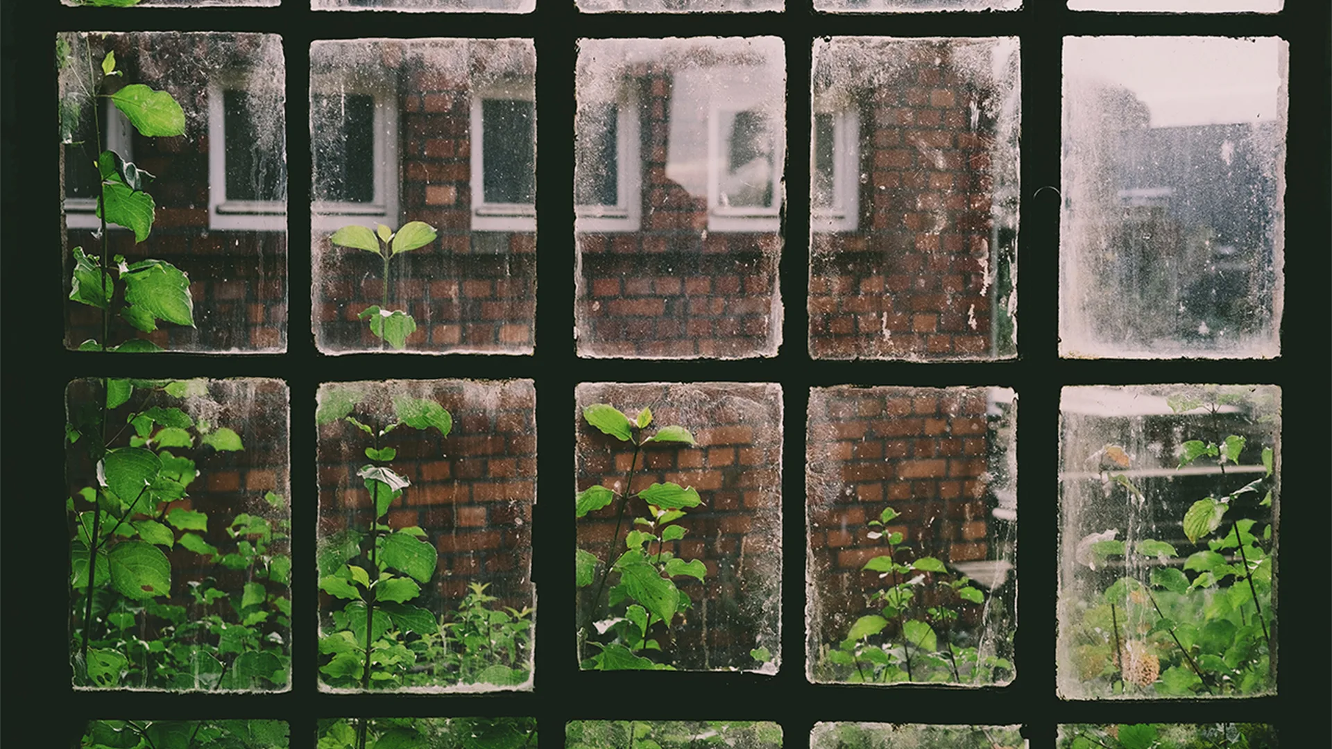 A cottage window