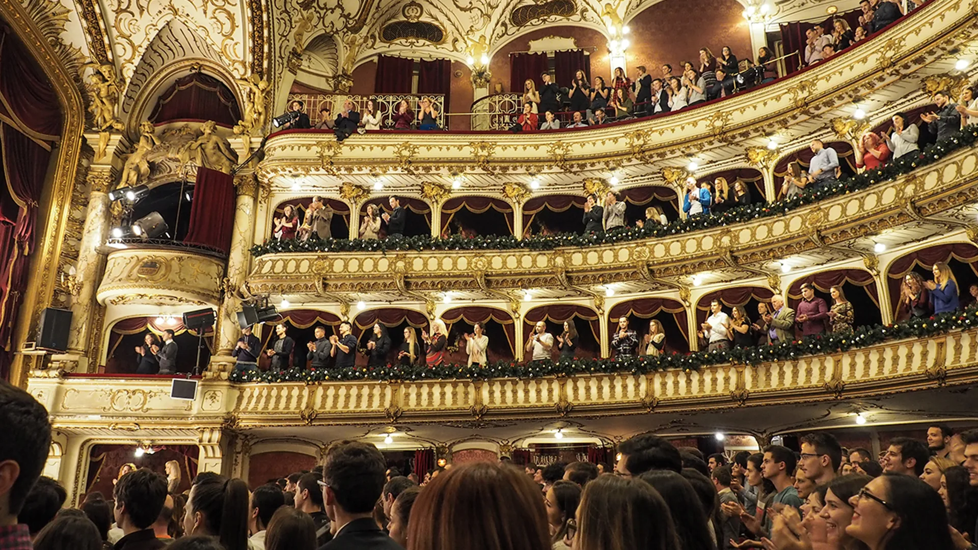 Audience in an opera theatre