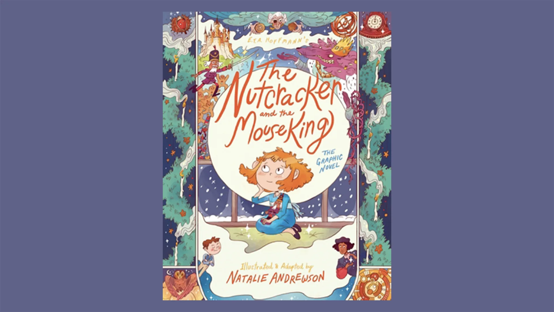 The graphic novel book cover of The Nutcracker and the mouse King