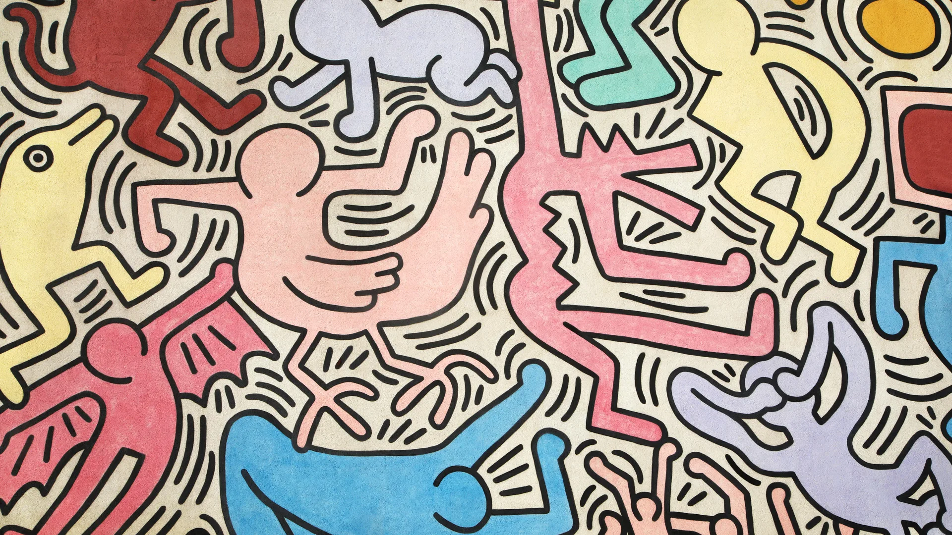 Keith Haring grafitti