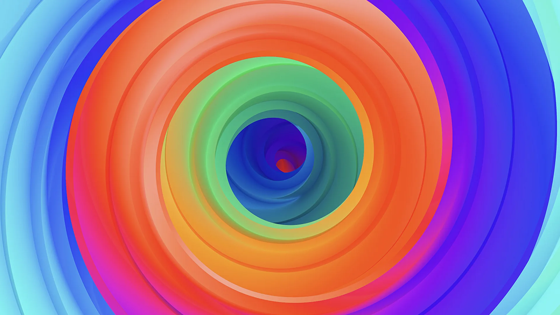 Spiral of colours