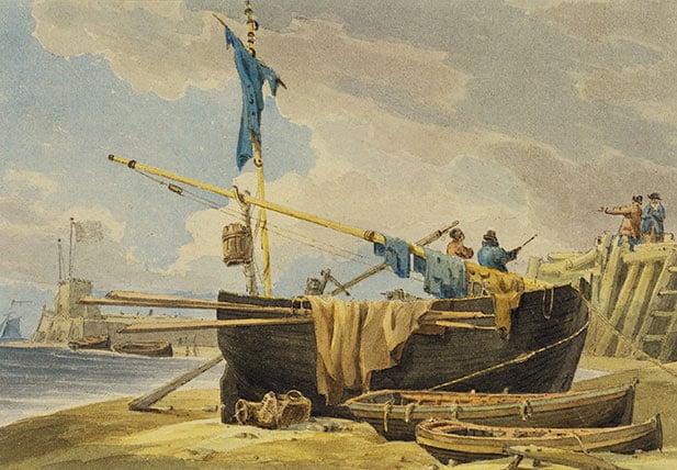 Boats with Fishermen