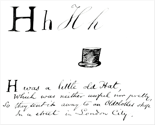 H was a little old Hat