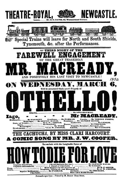 Othello! at the Newcastle Theatre-Royal