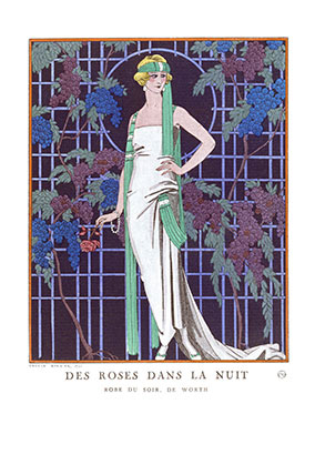 Des Roses dans La Nuit, fashion plate