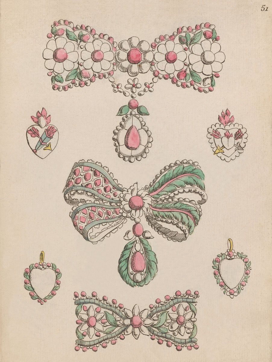 Jewelled bow designs