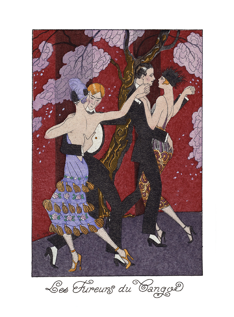 Les Fureurs du Tango, fashion plate